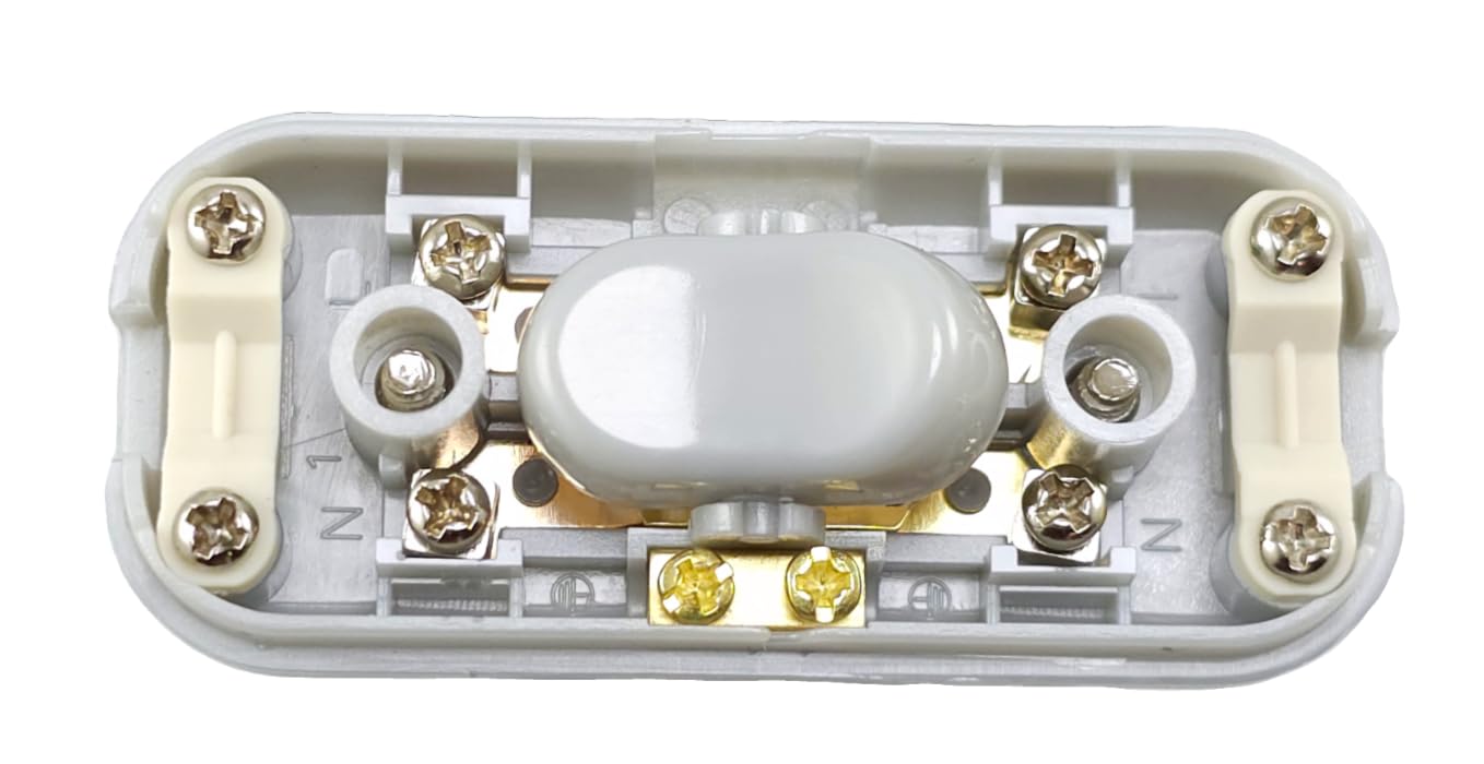 Interruttore Intermedio Grigio Argento 3 Poli - Per Impianti Casa, Barca E Officina - 6A/250V - Foto 13