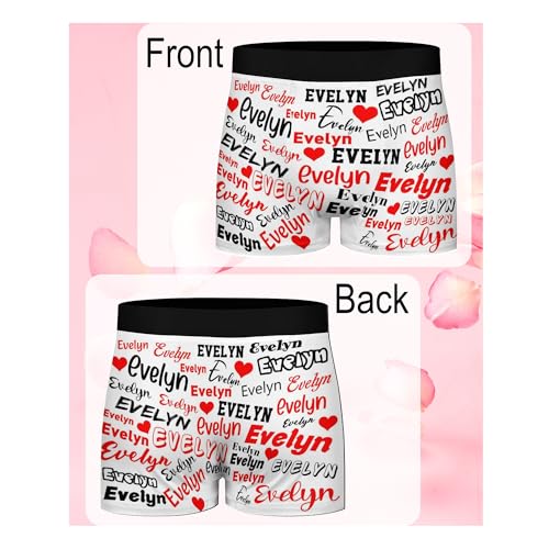 Custom Boxers, Personalized Underwear for Him, Funny Mens Face Boxer Briefs3