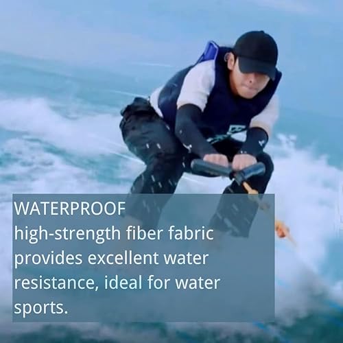 Miniatura 9 de FASHIXD Gorra de béisbol impermeable unisex para exteriores, sombrero de sol de secado rápido All Senson