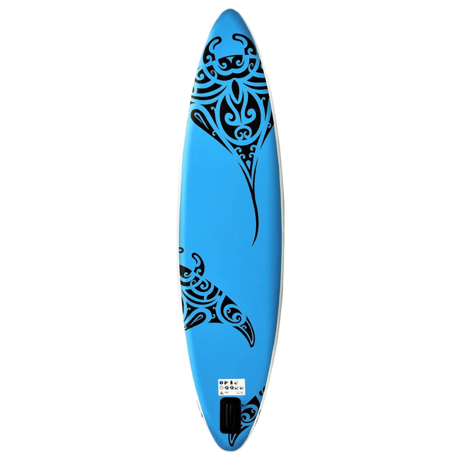 Zestaw nadmuchiwanej deski do wiosłowania, deska surfingowa, deska surfingowa, nadmuchiwana deska surfingowa, padelboard, padelsurfing, deska do paddleboardingu, niebieska 305 x 76 x 15 cm