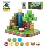 MEESHEEP 128PCS Magnetic Blocks - Waterfall, Build Exact Models Shown in Pictures | STEM Montessori Toys for Girls & Boys Age 3-10 | Inspiring Creativity, Imagination | Suprise Gifts for Kids