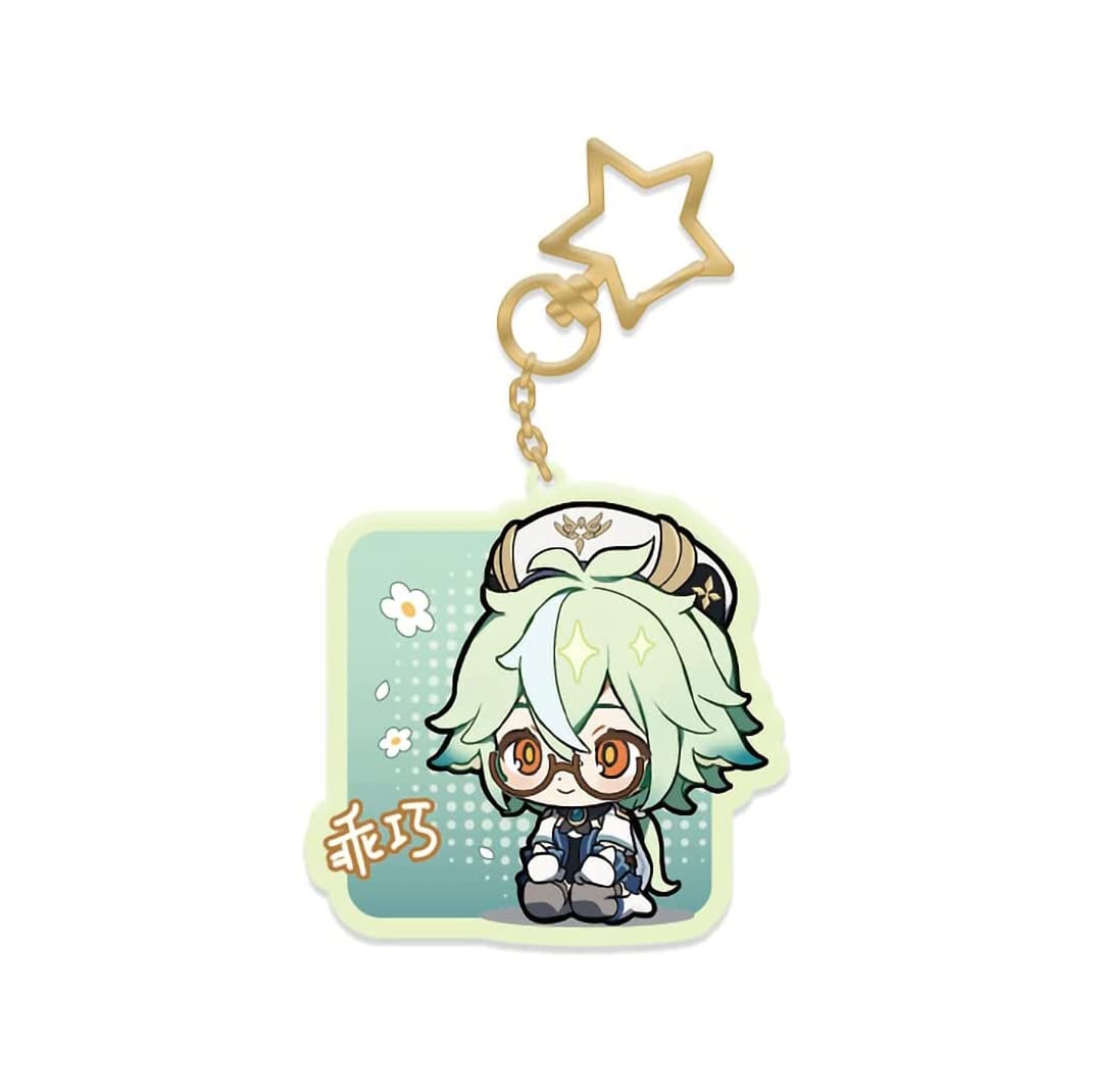 Buy Genshin Impact Official keychain Character Figure Animation Game