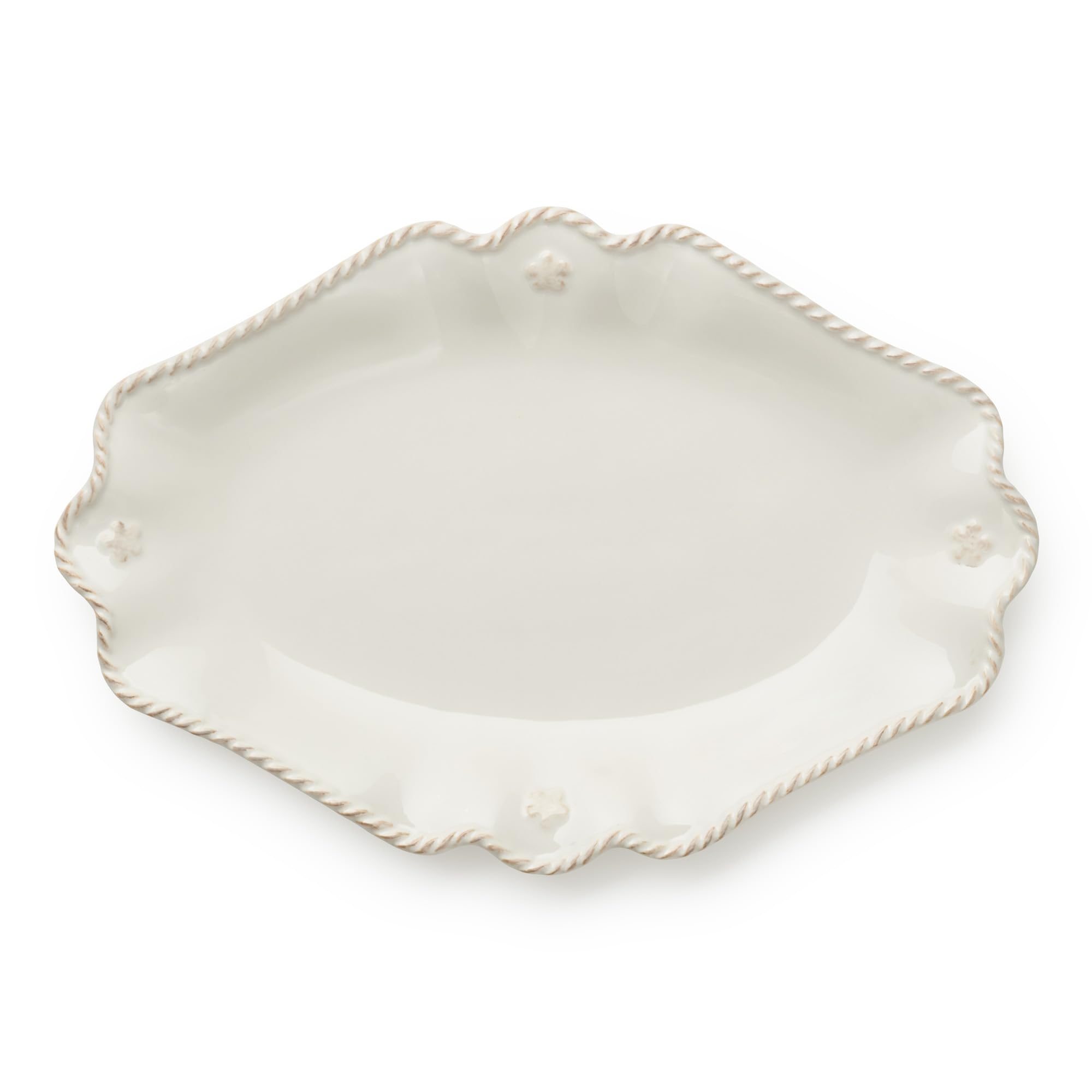 Plateau en grès Heritage Scroll pour vos repas de famille