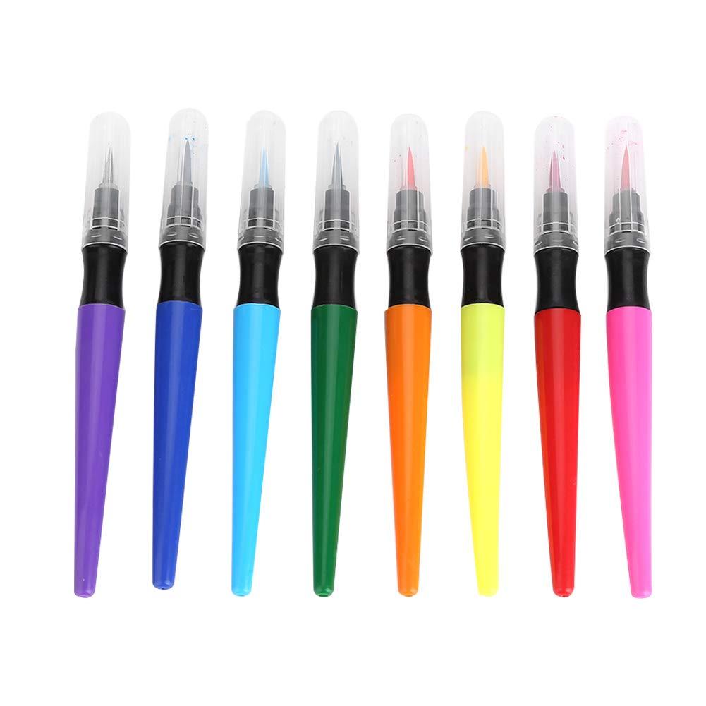Watercolour Brush Pens, Face Paint with Fine Tip, Temporary Fake Tattoo Pen, Body Art Paint Kit for Kids and Adults, Halloween, Thanksgiving, Pride Day-image-43