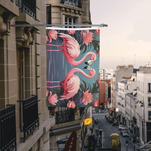 Drapeau robuste 1,2 x 1,8 m double face avec œillets pour maison