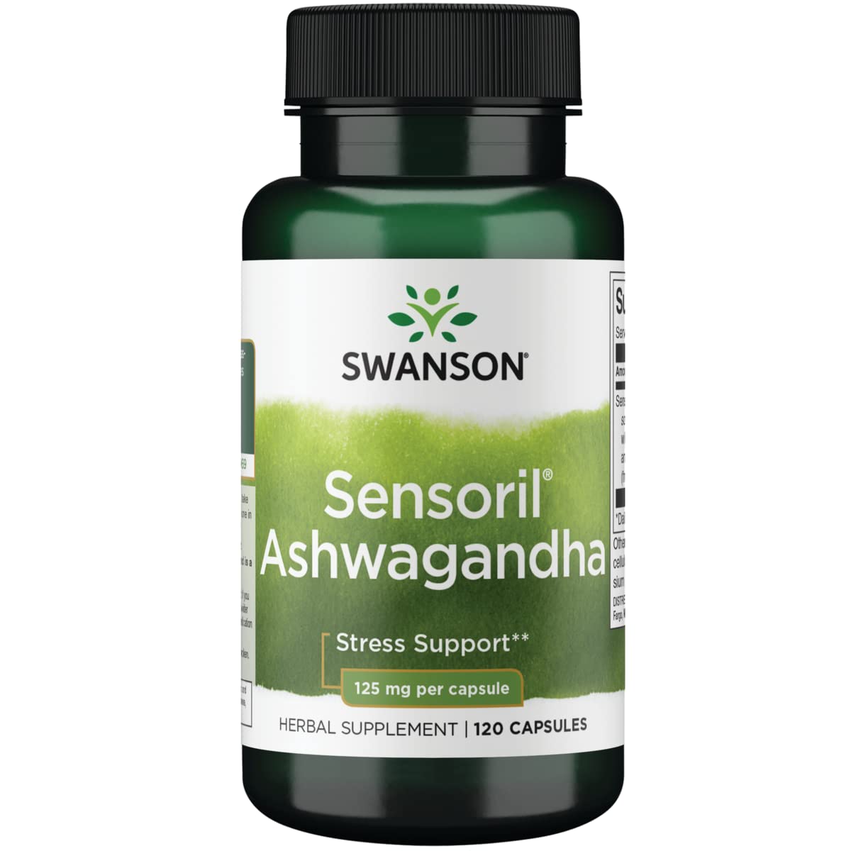 Swanson UL SENSORIL ASHWAGANDHA 125MG 120CAP