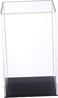 ibasenice 3 Pçs Caixa De Exibição Transparente Brinquedos Para Bebês Bonecas Basquete Vitrine Suporte Quadrado Acrílico Boneca Modelo Vitrine Vitrine Clara Vitrine Prateleira De