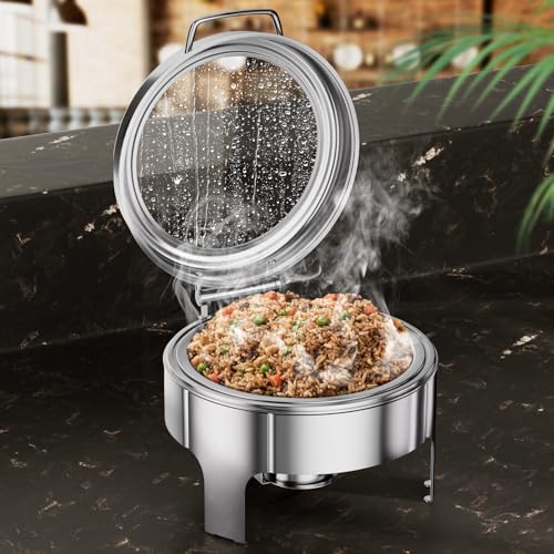 6QT Round Stainless Steel Chafing Dish