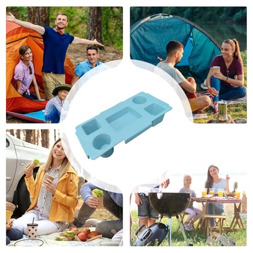 Support multi-fentes pour boissons et collations de plage durable - 6