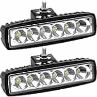 Amazon.co.jp: LED作業灯 ワークライト 18W【2個セット】12v-24v