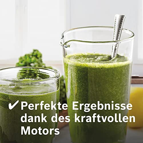 Bosch Standmixer VitaBoost MMBH6P6BDE, 6-Klingen-Edelstahlmesser, 2,5l Tritan-Mixbehälter, Stopfer, 6 Automatikprogramme, Rezeptbuch, BPA-frei, einfache Reinigung, 45,000 U/min, 1600 W, schwarz – Bild 4