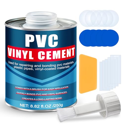 Schlauchboot Kleber PVC Kleber Schlauchboot Teichfolienkleber Flickzeug Schlauchboot Neoprenkleber Wasserfest Reparieren Verkleben von Pvc-Materialien Kunststoffrohren Vinylbeschichtungen 250g