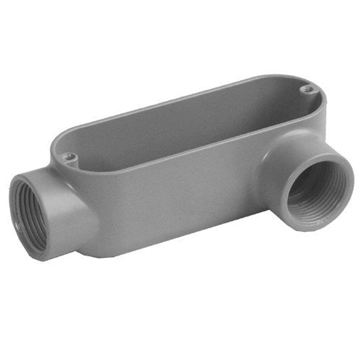 Morris 14107 Rigid Conduit Body, Aluminum, Type LL, Threaded, 3-inch Thread Size