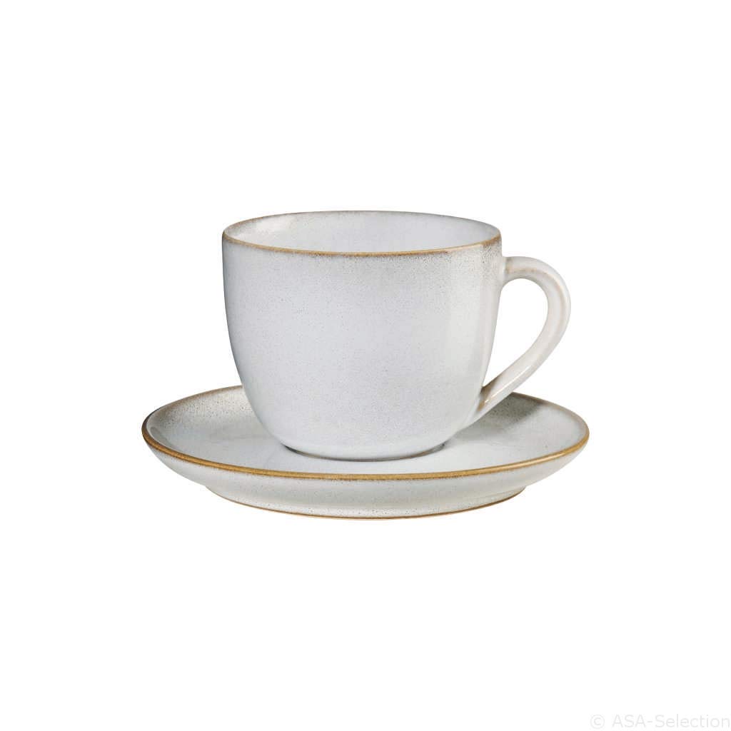 ASA Cappuccinotassen, 6 Stück, 230 Ml, Isoliertes Glas In Sandfarbe – Perfekt Für Kaffee Zuhause