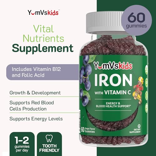 YUM-V'S Iron Gummies for Kids