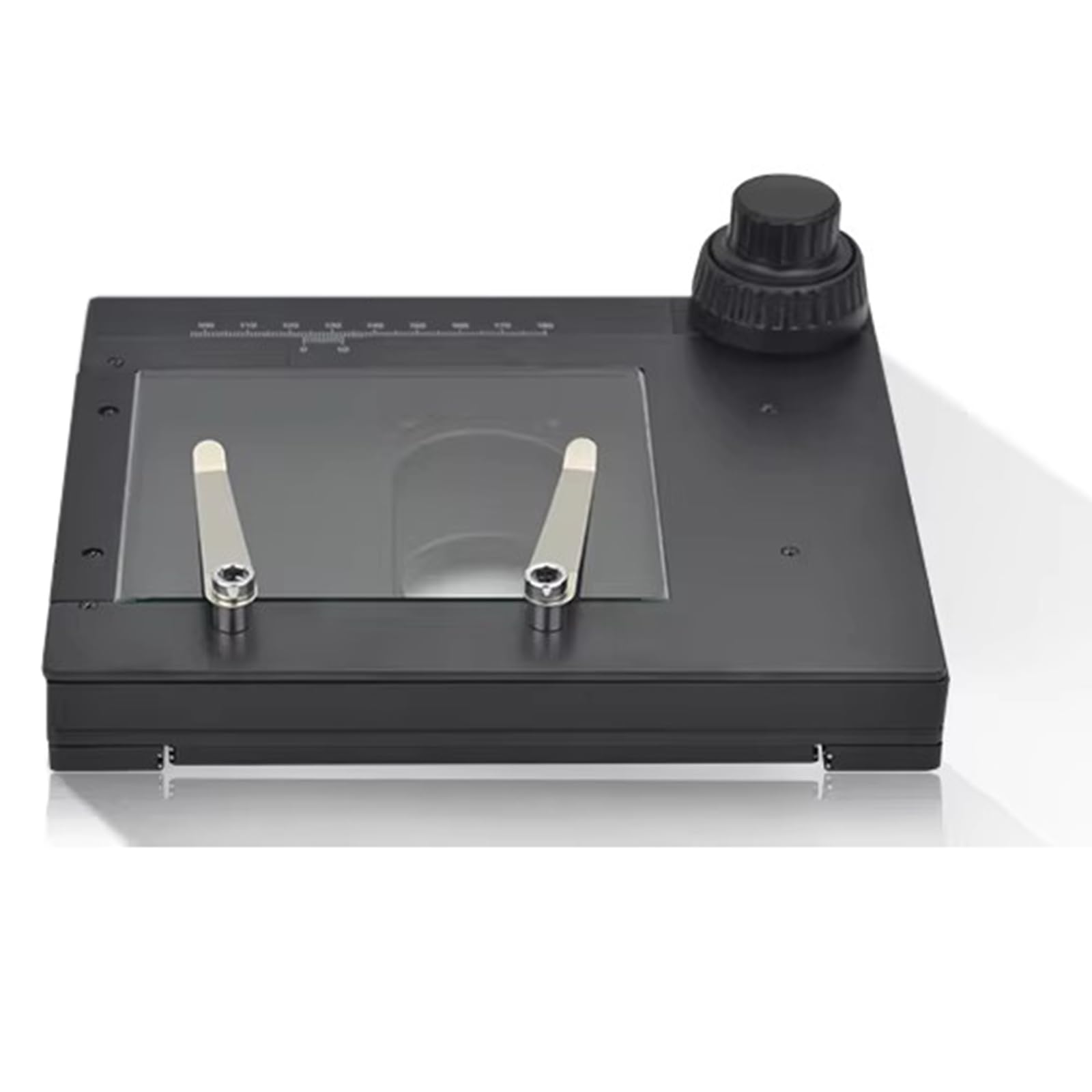 ZMJGLL Manual XY Stage for Microscopes,60mm Horizontal Travel,55mm Vertical Travel,Mobile Platform for Micro/Macro Photography,Examination (A)
