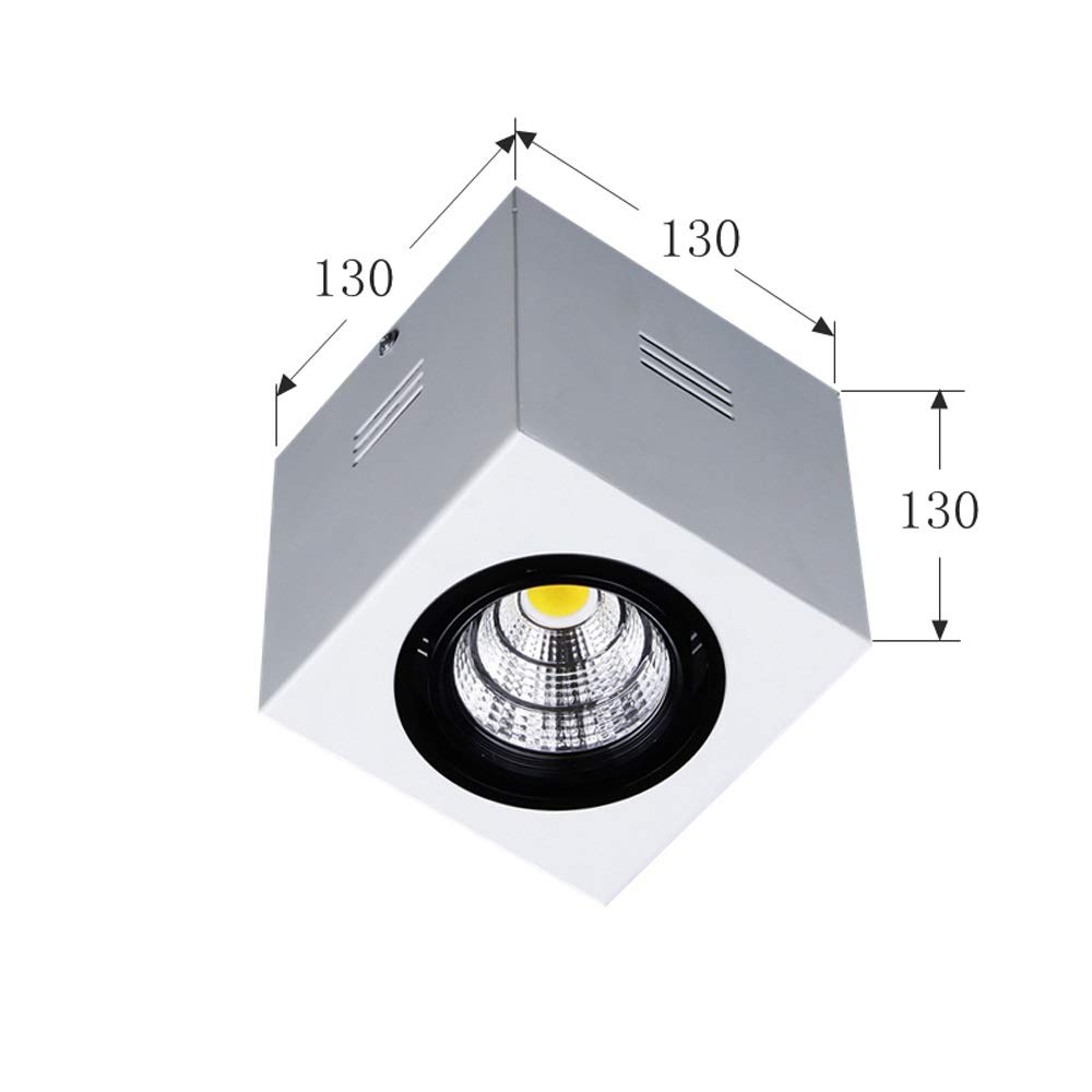 Panel de luz LED Cuadrado de 15 W/20 W para Montaje en ficie, Luces de Techo Europeas anslumbrantes, Ajustables, para Tiendas comerciales, focos de Panel Plano, decoración, iluminació