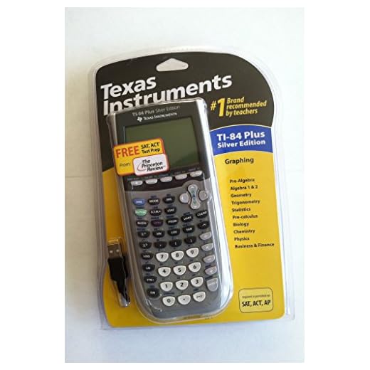 Texas Instruments TI-84 Plus Silver Edition Graphing Calculator, Silver