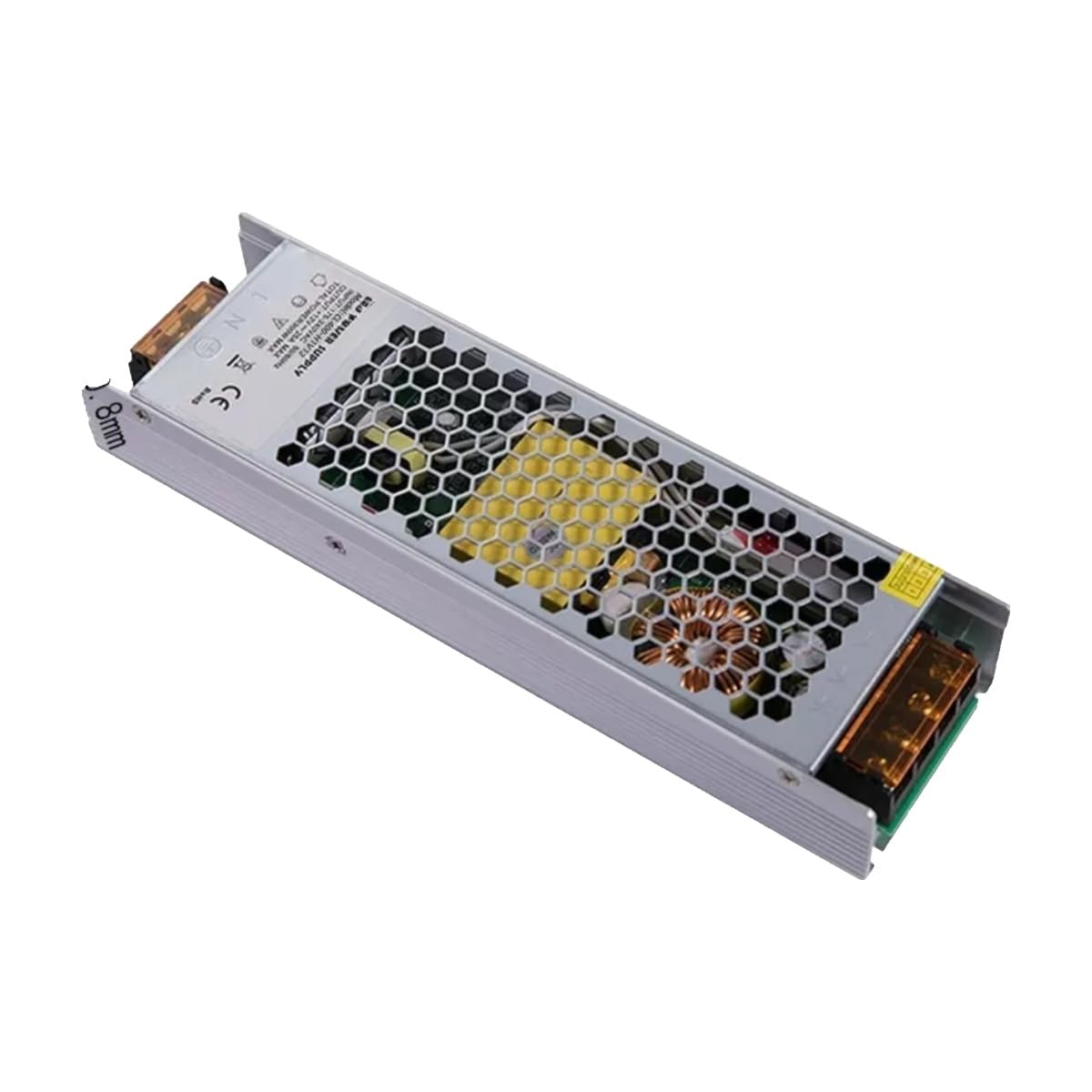 Fuente de alimentación especial delgada, 12V24V, fuente conmutada for armario, transformador tira luz LED bajo voltaje(CL400-H1V12)