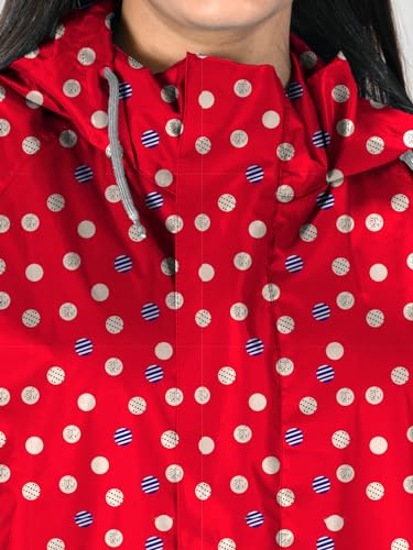 Image of LUX VENUS Printed Over coat Rainwear for Women