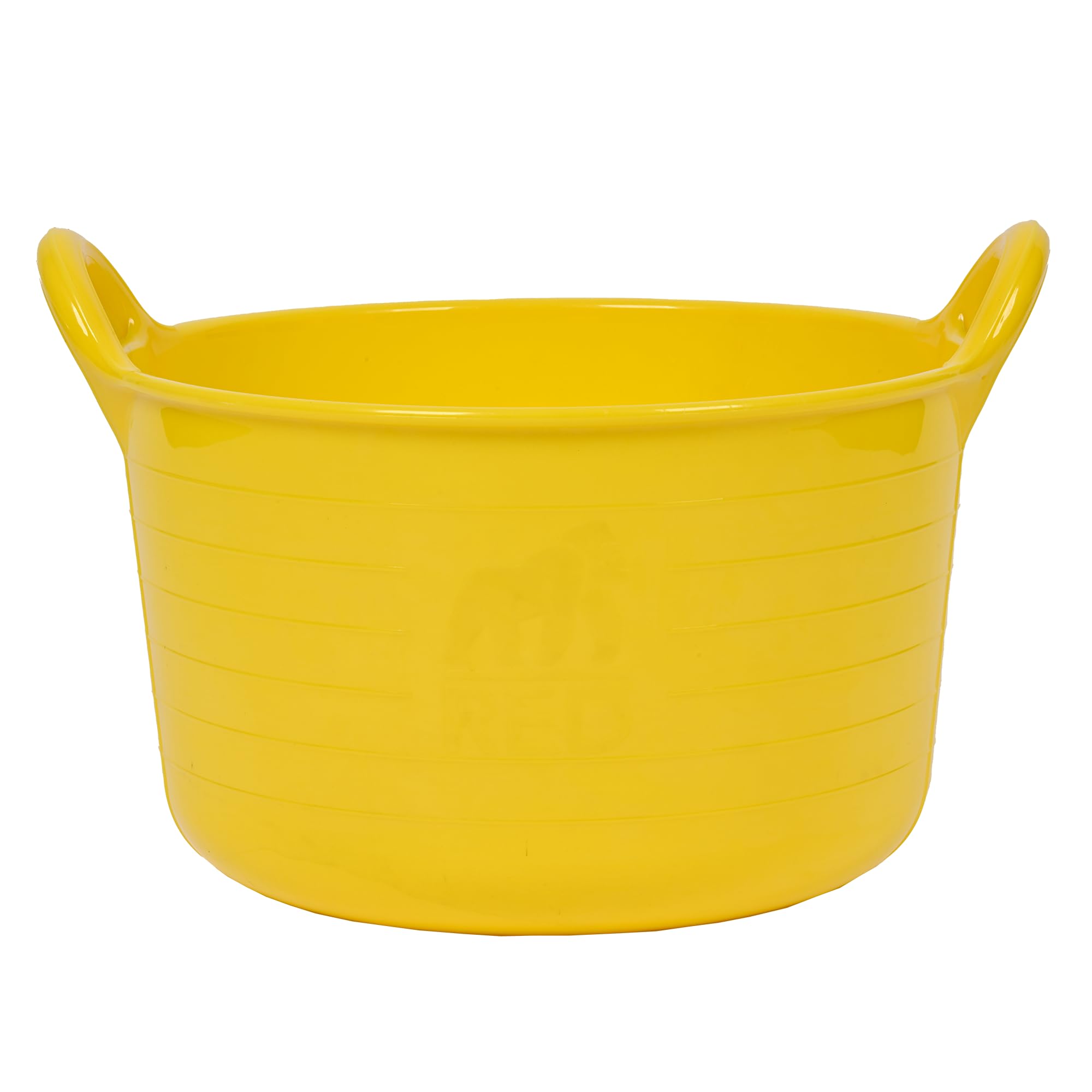 Red Gorilla Yellow Gorilla Plas 2 Handled Power Tub 30L Flexible 2 Handles Eco Friendly Plastic Tub In Durable Heavy Duty Weather Resistant Lightweight Suitable For Home Diy Builders Gardening Or Storage