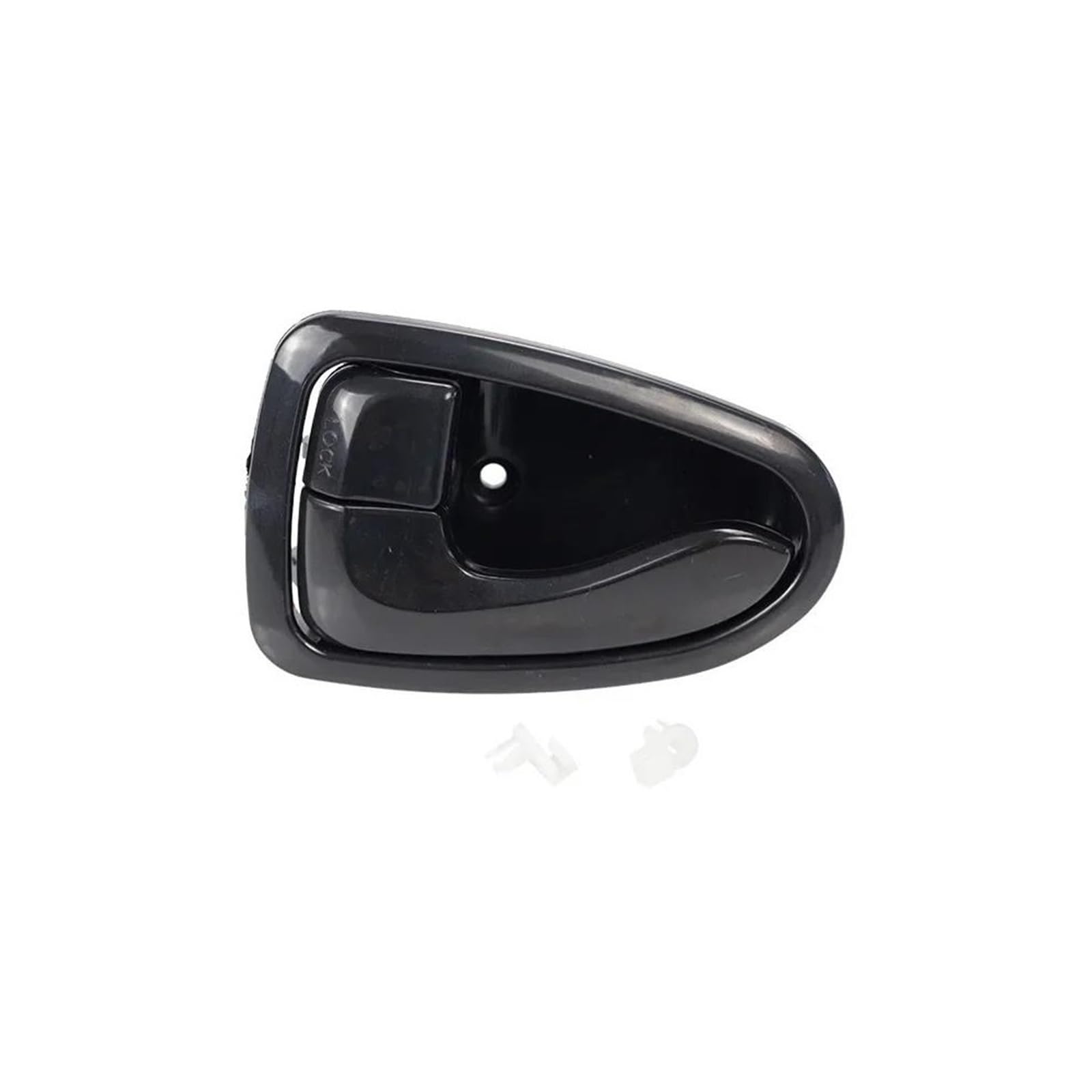 LVXVMOZEOK Interior Door Handle Armrest for Hyundai for Accent for Verna 2000-2006 Car Inner Door Handle Black Chrome Interior 8262025000(Black Left)