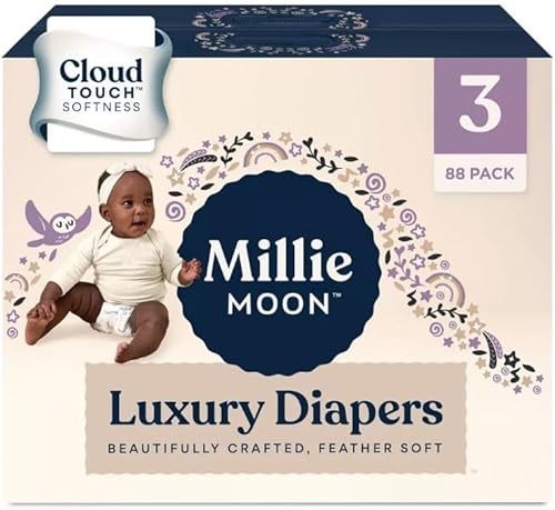 Millie Moon Luxury Diapers Size-3 and Count-88