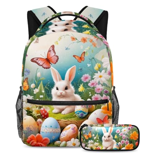 Sac à dos et trousse d'école à grande capacité pour le transport confortable des fournitures
