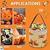 STVNKML Island Coral Beach Halloween Bucket with Handles, Trick Or Treat Bags, Candy Tote Bag, Gift Baskets #2