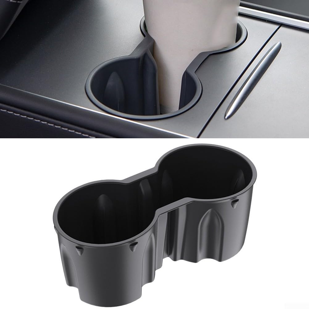 Revêtement en Silicone pour Porte-gobelets de Console Centrale Tesla Model 3 et Model Y offrant Soutien et adhérence