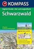 Schwarzwald: Digitale Wander-, Rad- und Langlaufkarte. GPS-genau.: Für Windows NT 4.0 (ohne 3D Modus)/ME/2000/XP/Vista. Touren planen, ausdrucken. ... (KOMPASS Digitale Karten, Band 4770)