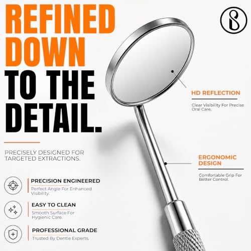 Image of Beaute Secrets Dental Tools 8 Pcs with Pick, Floss, Hygiene Tool Set, Tooth Scraper Plaque Tartar Remover Tweezers Gum Floss for Personal Oral Care & Pet Use (Oral | Blackhead)