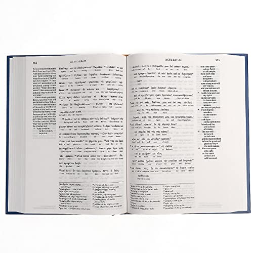 Image of Greek-English Interlinear CSB New Testament, Hardcover, Black Letter, NA28 Greek Text, English Gloss, Parsing Tools, Study Bookmark, Full CSB Text, Translation Notes, Easy-to-Read Type