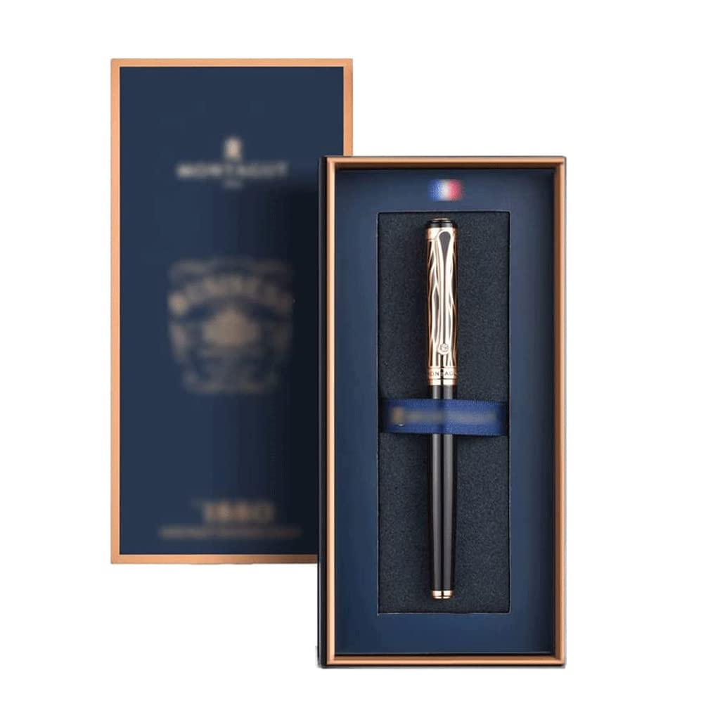 LIOONS Stylo Plume de Luxe Coffret Cadeau stylos avec poignées Confortables et 0.5mm Droite et 1mm Pointe courbée Stylo d'écriture Stylo Plume pour Hommes et Femmes