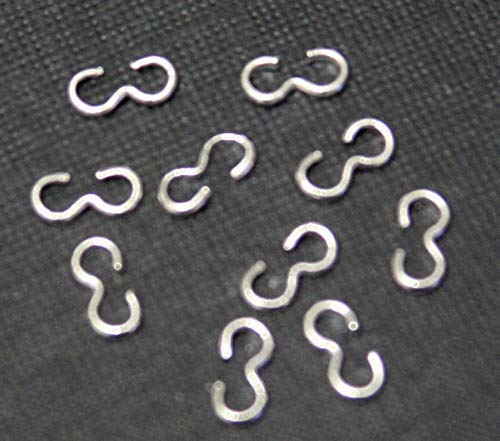 Silver Plated 3 Shape Connector Brass Quick Links 8x4mm