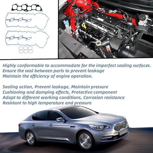 Image of VS 50750 R-1 Engine Valve Cover Gasket Set for Hyundai, for Kia 2006-2012 3.3L 3.8L# 15-10110-01, FELVS50750R-1, VS50560A, VS50750R-1