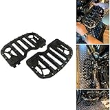 Goldfire 1 Pair Wide MX Offroad Chopper Bobber Style Front Driver Bagger Floorboards with Non-Slip...