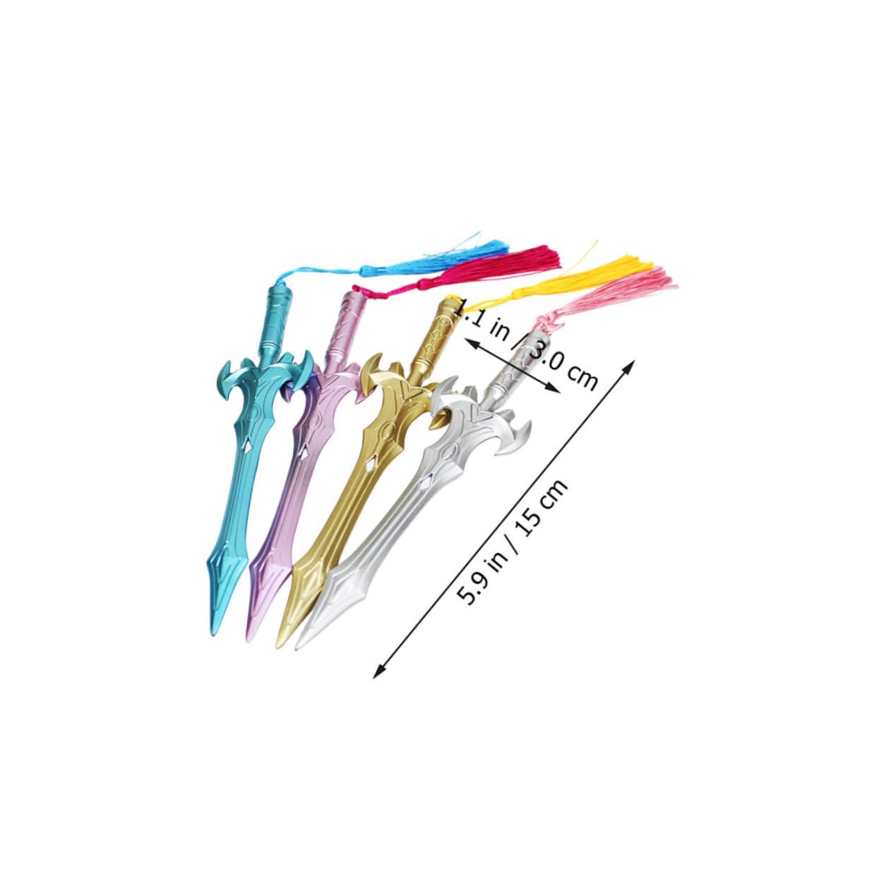 Angoily 36 Pezzi Penne Gel Creative con Pendente Nappina Fluido e Resistente per Studenti Ufficio e Regali