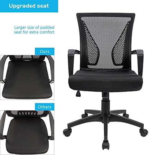 Office Chair Ergonomic Computer Desk Mesh Chair Mid