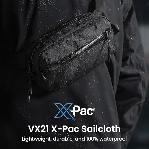 tomtoc Travel Backpack 40L with 3.5L X-Pac Sling Bag with RFID Blocking2