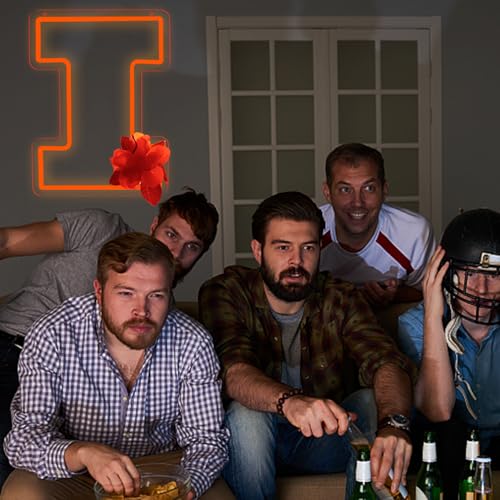 Image of University Sports Team Logo,College Neon Signs for Wall Decor,LED Decorations for University Dormitories, Study Rooms and Bedrooms，Christmas Gifts for Boys