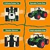 8-Wheels Tractor Toys with Trailer, Animal Farm Toy Toddler Playset with Fence,Farmer,Tree,Cow, Farm Animals Toy Truck Vehicle Set for Kids 3-12 Years Old Boys Girls Birthday Gift