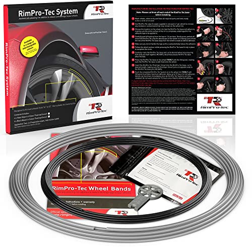 Rimpro-Tec Rim Protectors for Car Wheels for Protection, Durable All-Weather Easy-To-Install Fit from 12