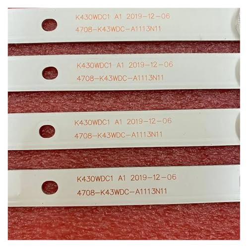 Tira de retroiluminación LED de 3 LED para TV compatible con 43pfs6002 y 43pfs4012 repuesto 6