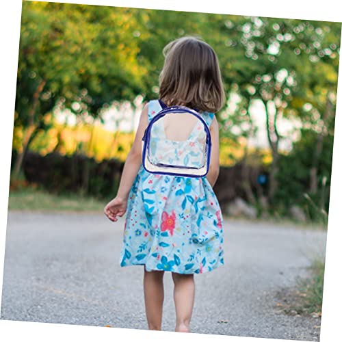 Clear Transparent Backpack for Stadiums and Festivals Heavy Duty Shoulder Bag Lightweight Stylish for Travel and Events3