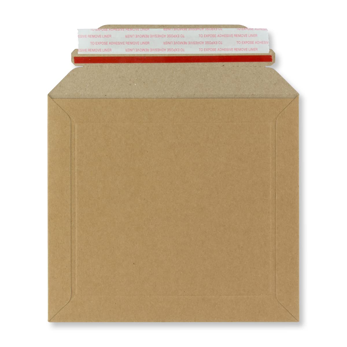164 x 180mm Trojan CD Cardboard Capacity Board Mailer Envelope 300gsm (Pack of 25) | Self Seal Rip Strip Open | Royal Mail Large Letter PIP Size | Expanding Envelope for CD's