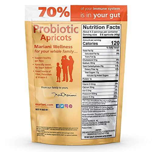 Mariani Premium I00113864 Mariani Probiotic Dried Apricots thumb #1