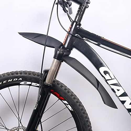 Schutzblech Set,Fahrrad Schutzbleche, Fahrradkotflügel 007 Fahrrad-Schlammkotflügel 24-29 Zoll Fahrrad-Schutzbleche Schmutzflügel Vorder-/Hinterradverwendung 1 Paar Bequeme Installationsfreigabe