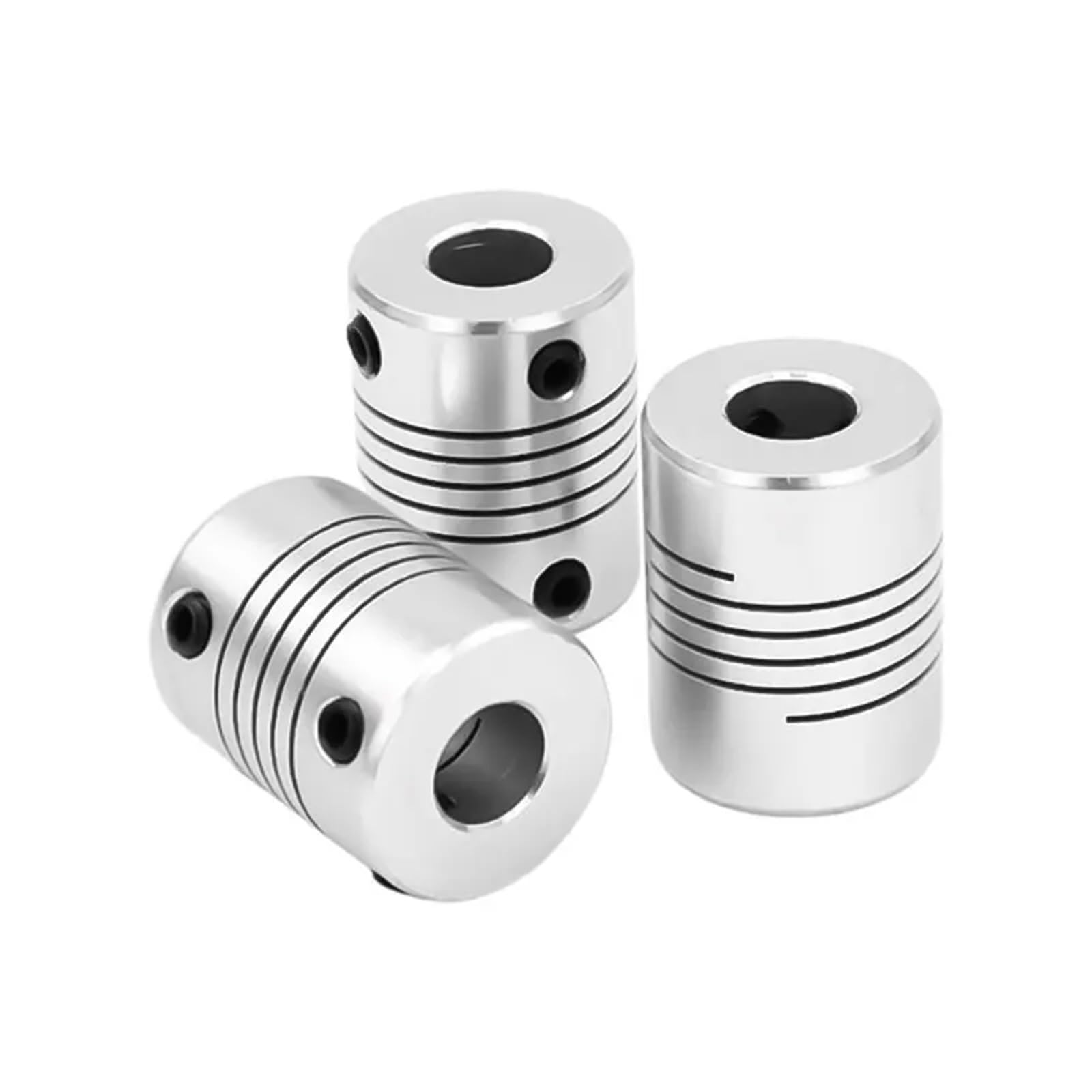 1 pz D16L20 Giunto di serraggio elastico in lega di alluminio for encoder motore Foro 3/4/5/6 mm(5-5)
