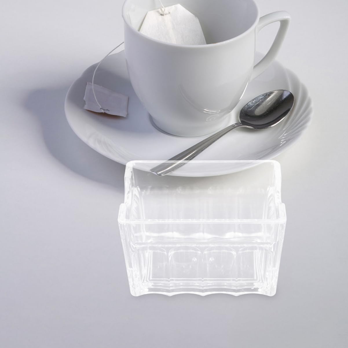 Sugar Packet Holder Acrylic Desktop Storage Box for Coffee Tea